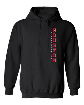 Houston Cougars Hooded Sweatshirt - Vertical University of Houston
