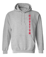 Houston Cougars Hooded Sweatshirt - Vertical University of Houston
