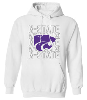 K-State Wildcats Hooded Sweatshirt - Powercat Overlay