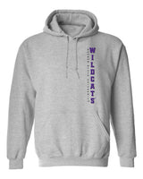 K-State Wildcats Hooded Sweatshirt - Vertical Kansas State Wildcats