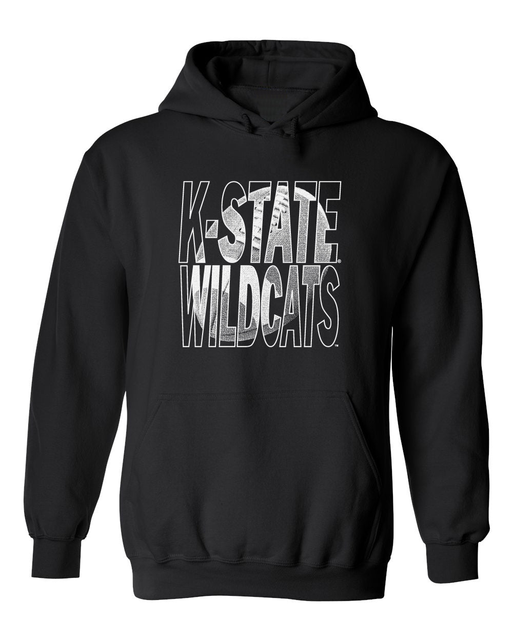 K-State Wildcats Hooded Sweatshirt - K-State Wildcats Football Image