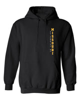 Missouri Tigers Hooded Sweatshirt - Vertical University of Missouri