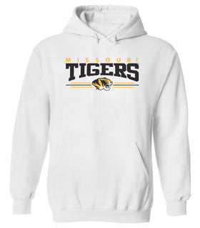 Missouri Tigers Hooded Sweatshirt - Tigers 3 Stripe Head Logo