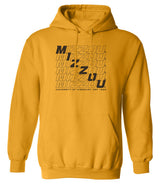 Missouri Tigers Hooded Sweatshirt - Mizzou Diagonal Echo