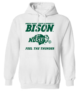 NDSU Bison Hooded Sweatshirt - NDSU Bison Feel The Thunder