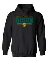 NDSU Bison Hooded Sweatshirt - Bison 3-Stripe