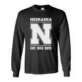 Nebraska Cornhuskers "Nebraska N GO BIG RED" Long Sleeve Tee Shirt