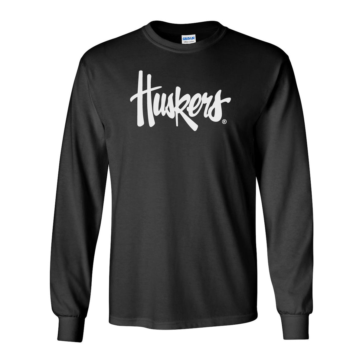 Nebraska Cornhuskers Legacy Script "Huskers" Long Sleeve Tee Shirt