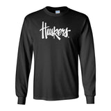Nebraska Cornhuskers Legacy Script "Huskers" Long Sleeve Tee Shirt