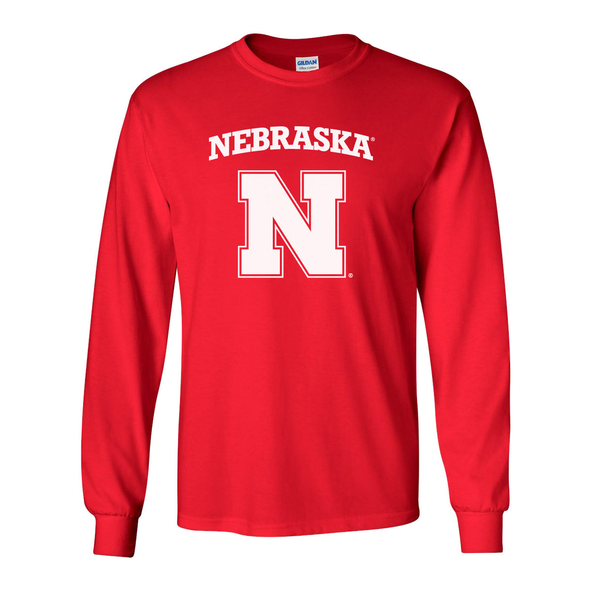 Nebraska Cornhuskers Block N Long Sleeve Tee Shirt