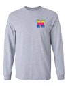 Nebraska Rainbow N Long Sleeve Tee Shirt