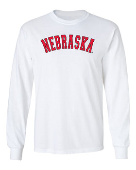 Nebraska Huskers Long Sleeve Tee Shirt - Nebraska Arch