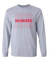 Nebraska Huskers Long Sleeve Tee Shirt - Huskers Times 5
