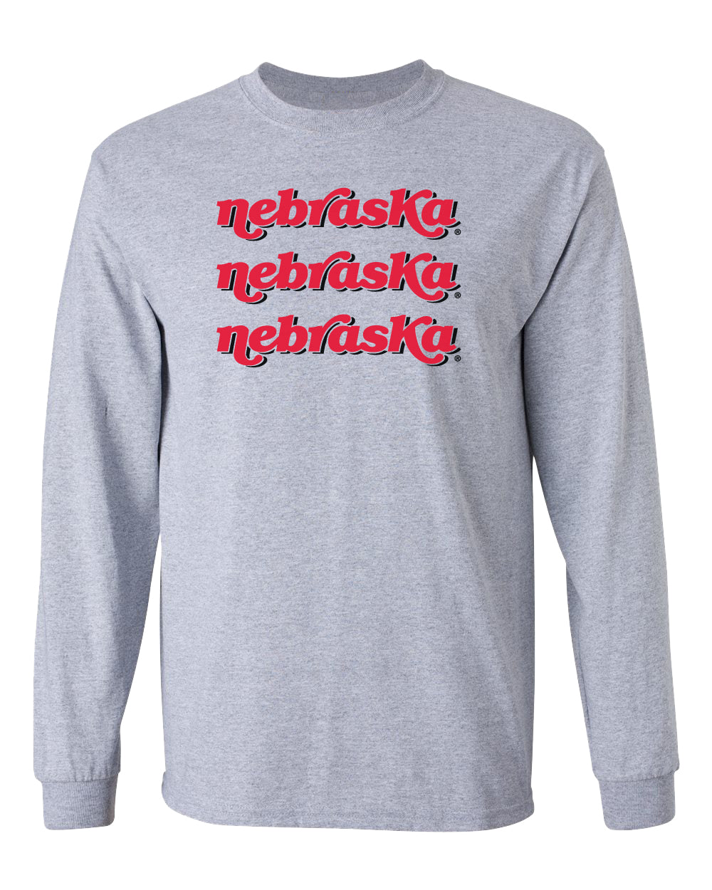 Nebraska Huskers Long Sleeve Tee Shirt - Nebraska Times 3
