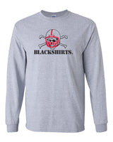 Nebraska Huskers Long Sleeve Tee Shirt - Blackshirts Logo