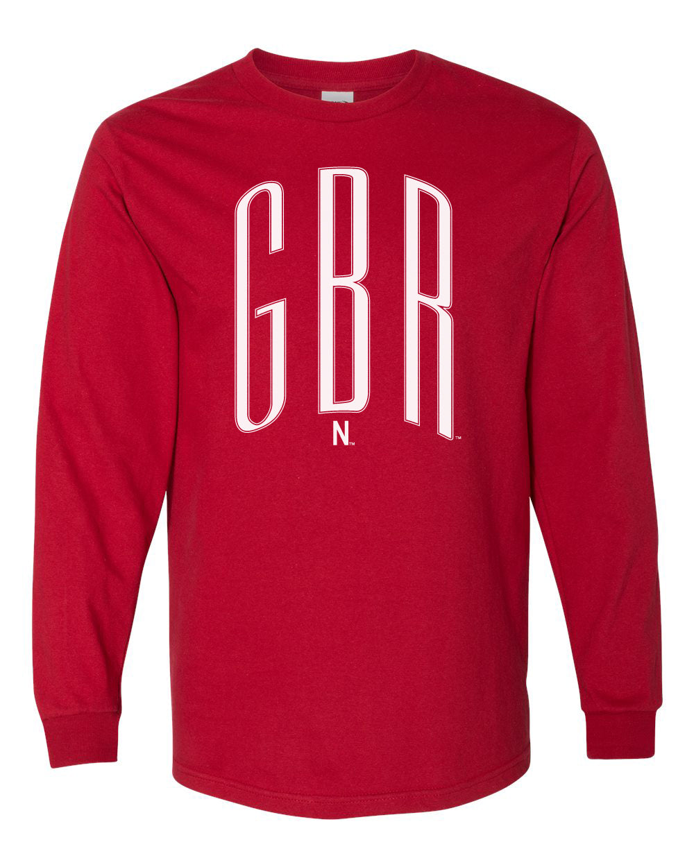 Nebraska Huskers Long Sleeve Tee Shirt - White GBR