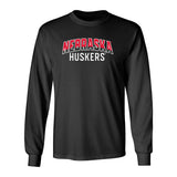 Nebraska Huskers Long Sleeve Tee Shirt - Nebraska Arch Huskers