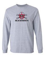 Nebraska Huskers Long Sleeve Tee Shirt - NEW Official Blackshirts Logo