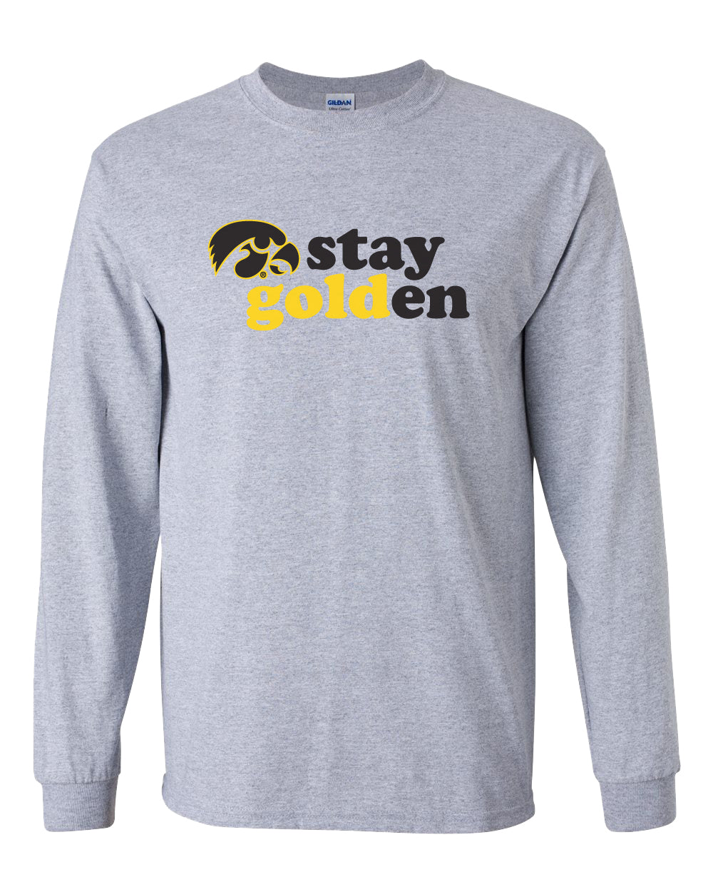 Iowa Hawkeyes Long Sleeve Tee Shirt - Stay Golden
