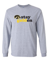 Iowa Hawkeyes Long Sleeve Tee Shirt - Stay Golden
