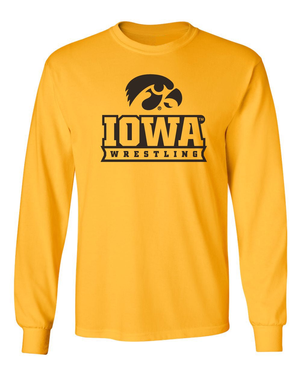 Iowa Hawkeyes Long Sleeve Tee Shirt - Iowa Hawkeyes Wrestling