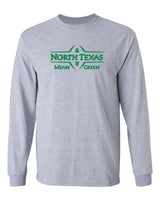 North Texas Mean Green Long Sleeve Tee Shirt - North Texas Football Laces