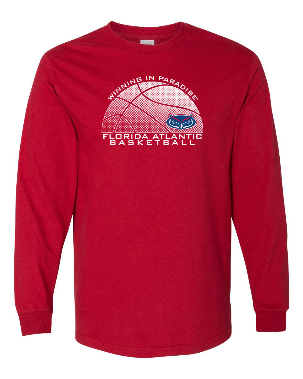 Florida Atlantic Owls Long Sleeve Tee Shirt - FAU Basketball