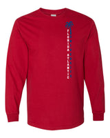 Florida Atlantic Owls Long Sleeve Tee Shirt - FAU Vertical Palm Tree