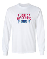 Florida Atlantic Owls Long Sleeve Tee Shirt - FAU Logo Winning in Paradise