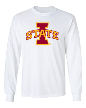 Iowa State Cyclones Long Sleeve Tee Shirt - ISU Logo - Let's Go State