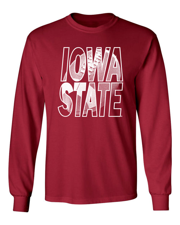 Iowa State Cyclones Long Sleeve Tee Shirt - Iowa State Football Image
