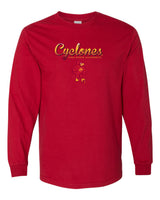 Iowa State Cyclones Long Sleeve Tee Shirt - Script Cyclones Full Color Fade with Cy