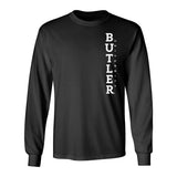 Butler Bulldogs Long Sleeve Tee Shirt - Vertical Butler University