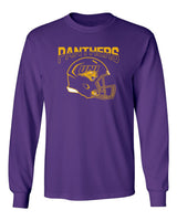 Northern Iowa Panthers Long Sleeve Tee Shirt - UNI Football Helmet