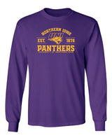 Northern Iowa Panthers Long Sleeve Tee Shirt - UNI Panthers Established 1876