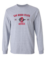 San Diego State Aztecs Long Sleeve Tee Shirt - SDSU Primary Logo