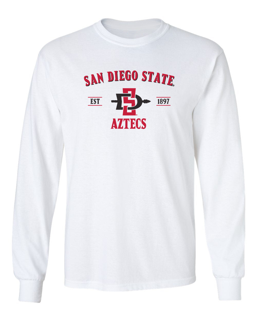 Men's Nike Black San Diego State Aztecs Long Sleeve T-Shirt Size: Small