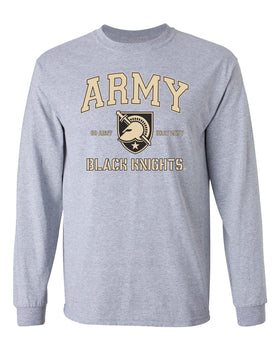 Army Black Knights Long Sleeve Tee Shirt - Army Arch Primary Logo