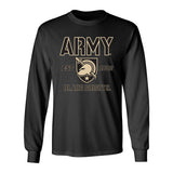 Army Black Knights Long Sleeve Tee Shirt - Army West Point Established 1802