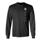 Army Black Knights Long Sleeve Tee Shirt - Vertical United States Military Academy