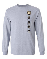 Army Black Knights Long Sleeve Tee Shirt - Vertical United States Military Academy