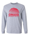 Omaha Mavericks Long Sleeve Tee Shirt - UNO Basketball