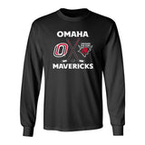 Omaha Mavericks Long Sleeve Tee Shirt - Omaha Hockey