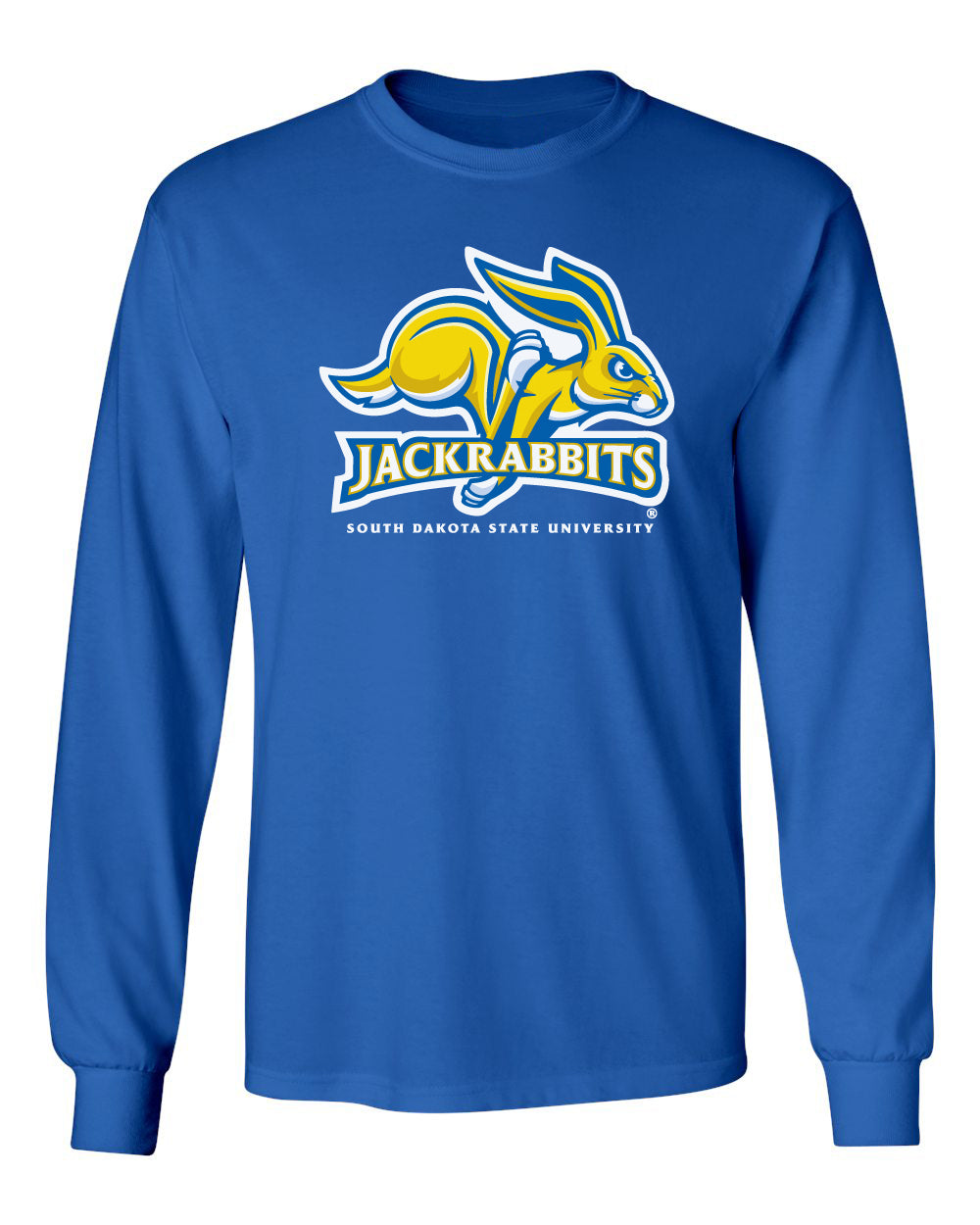 South Dakota State Jackrabbits Long Sleeve Tee Shirt - SDSU Jackrabbits Primary Logo