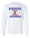 Kansas Jayhawks Long Sleeve Tee Shirt - Rock Chalk Jayhawks