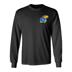 Kansas Jayhawks Long Sleeve Tee Shirt - Lone Kansas Jayhawk