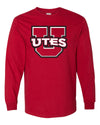 Utah Utes Long Sleeve Tee Shirt - Block U Utes Logo