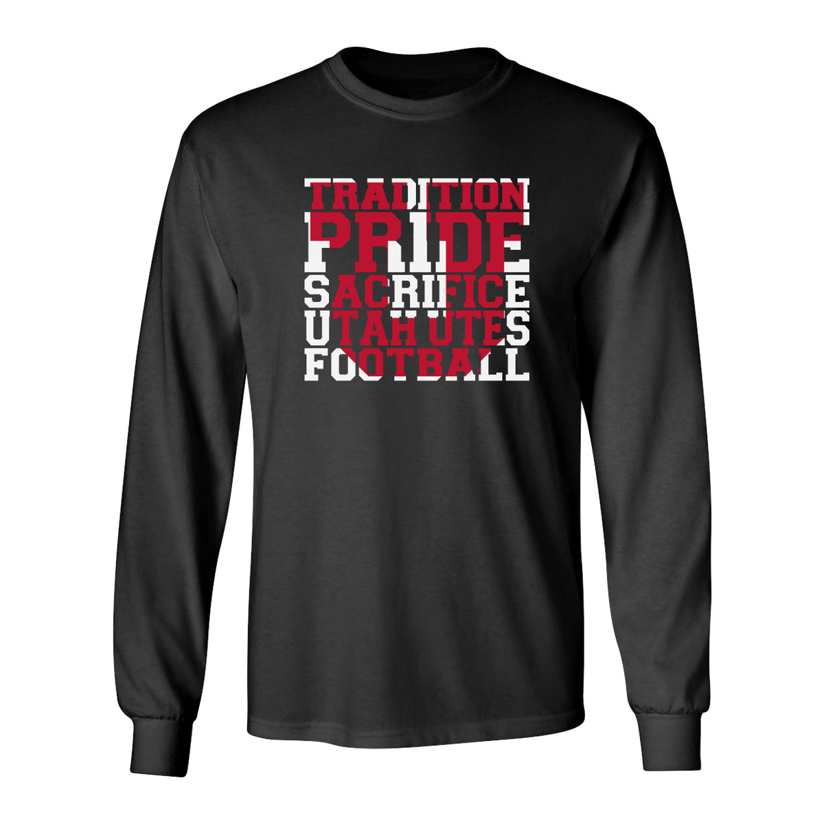 Utah Utes Long Sleeve Tee Shirt - Utah Utes Football Tradition