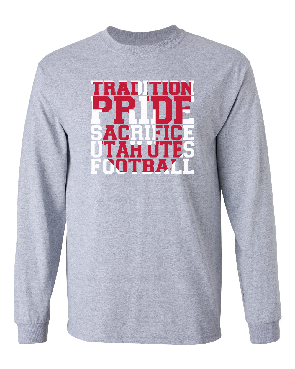 Utah Utes Long Sleeve Tee Shirt - Utah Utes Football Tradition