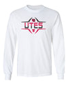 Utah Utes Long Sleeve Tee Shirt - Striped Utes Football Laces